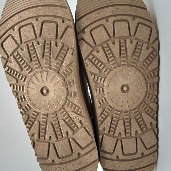 Josiny Faux Suede Boots Womens 11 Tan Classic Fur Lined Ankle Booties NEW - Picture 5 of 10